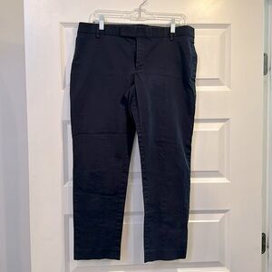 Gap Navy slim cropped chino pants work trousers